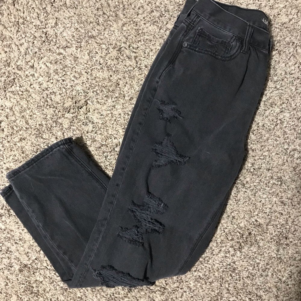 Distressed skinny jeans Sz 8